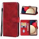 Leather Phone Case For Samsung Galaxy A12 5G(Red)
