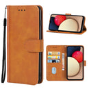 Leather Phone Case For Samsung Galaxy A12 5G(Brown)