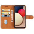 Leather Phone Case For Samsung Galaxy A12 5G(Brown)