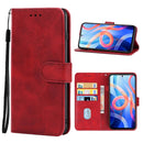 Leather Phone Case For Xiaomi Redmi Note 11 5G / Poco M4 Pro 5G(Red)