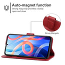 Leather Phone Case For Xiaomi Redmi Note 11 5G / Poco M4 Pro 5G(Red)