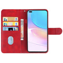 Leather Phone Case For Honor 50 Lite / Huawei nova 8i(Red)