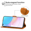 Leather Phone Case For Honor 50 Lite / Huawei nova 8i(Brown)