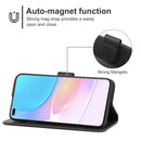 Leather Phone Case For Honor 50 Lite / Huawei nova 8i(Black)