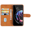 Leather Phone Case For Motorola Moto Edge 30 Ultra(Brown)