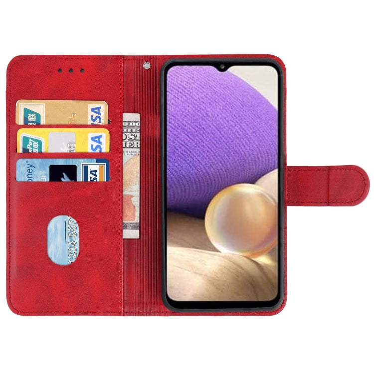 Leather Phone Case For Samsung Galaxy A33 5G(Red)