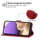 Leather Phone Case For Samsung Galaxy A33 5G(Red)