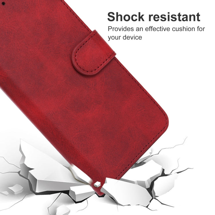 Leather Phone Case For Samsung Galaxy A33 5G(Red)