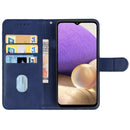 Leather Phone Case For Samsung Galaxy A33 5G(Blue)