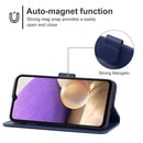 Leather Phone Case For Samsung Galaxy A33 5G(Blue)