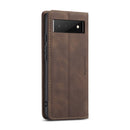 For Google Pixel 6 CaseMe 013 Multifunctional Horizontal Flip Leather Phone Case with Card Slot & Holder & Wallet(Coffee)