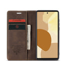 For Google Pixel 6 CaseMe 013 Multifunctional Horizontal Flip Leather Phone Case with Card Slot & Holder & Wallet(Coffee)
