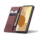 For Google Pixel 6 CaseMe 013 Multifunctional Horizontal Flip Leather Phone Case with Card Slot & Holder & Wallet(Wine Red)