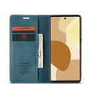 For Google Pixel 6 CaseMe 013 Multifunctional Horizontal Flip Leather Phone Case with Card Slot & Holder & Wallet(Blue)