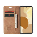 For Google Pixel 6 CaseMe 013 Multifunctional Horizontal Flip Leather Phone Case with Card Slot & Holder & Wallet(Brown)