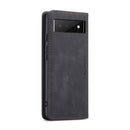 For Google Pixel 6 CaseMe 013 Multifunctional Horizontal Flip Leather Phone Case with Card Slot & Holder & Wallet(Black)