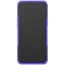 For OPPO Realme 5 Tire Texture Shockproof TPU+PC Protective Case with Holder(Purple)