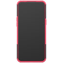 For OPPO Realme 5 Tire Texture Shockproof TPU+PC Protective Case with Holder(Pink)