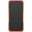For OPPO Realme 5 Tire Texture Shockproof TPU+PC Protective Case with Holder(Orange)