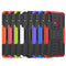 For Galaxy A10s Tire Texture Shockproof TPU+PC Protective Case with Holder(Green)