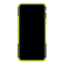 For LG V50S ThinQ 5G / G8X ThinQ Tire Texture Shockproof TPU+PC Protective Case with Holder(Green)