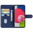 For Samsung Galaxy A53 5G Leather Phone Case(Blue)
