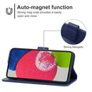 For Samsung Galaxy A53 5G Leather Phone Case(Blue)