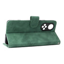 For Huawei nova 9 Skin Feel Magnetic Buckle Calf Texture PU Phone Case(Green)