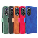 For Huawei nova 9 Skin Feel Magnetic Buckle Calf Texture PU Phone Case(Green)