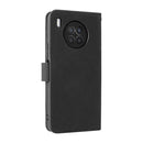For Huawei nova 8i / Honor 50 Lite Skin Feel Magnetic Buckle Calf Texture PU Phone Case(Black)
