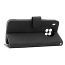 For Huawei nova 8i / Honor 50 Lite Skin Feel Magnetic Buckle Calf Texture PU Phone Case(Black)