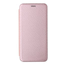 For Xiaomi Redmi Note 11 Pro / Note 11 Pro+ Carbon Fiber Texture Horizontal Flip PU Phone Case(Pink)