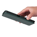 For Xiaomi Redmi Note 11 Pro / Note 11 Pro+ Carbon Fiber Texture Magnetic Horizontal Flip PU Phone Case(Green)