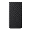 For Xiaomi Redmi Note 11 Pro / Note 11 Pro+ Carbon Fiber Texture Magnetic Horizontal Flip PU Phone Case(Black)