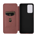 For Xiaomi Redmi Note 11 Pro / Note 11 Pro+ Carbon Fiber Texture Magnetic Horizontal Flip PU Phone Case(Brown)