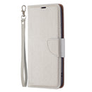 For Samsung Galaxy S22+ 5G Litchi Texture Pure Color Horizontal Flip Leather Phone Case with Holder & Card Slots & Wallet & Lanyard(Grey)