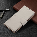 For Samsung Galaxy S22+ 5G Litchi Texture Pure Color Horizontal Flip Leather Phone Case with Holder & Card Slots & Wallet & Lanyard(Grey)