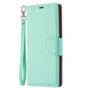 For Samsung Galaxy S22 Ultra 5G Litchi Texture Pure Color Horizontal Flip Leather Phone Case with Holder & Card Slots & Wallet & Lanyard(Green)