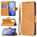 For Xiaomi Redmi Note 11 5G/Note 11T 5G/Poco M4 Pro 5G Retro Lambskin Texture Pure Color Horizontal Flip Leather Phone Case with Holder & Card Slots & Wallet & Lanyard(Yellow)