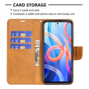 For Xiaomi Redmi Note 11 5G/Note 11T 5G/Poco M4 Pro 5G Retro Lambskin Texture Pure Color Horizontal Flip Leather Phone Case with Holder & Card Slots & Wallet & Lanyard(Yellow)