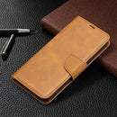 For Xiaomi Redmi Note 11 5G/Note 11T 5G/Poco M4 Pro 5G Retro Lambskin Texture Pure Color Horizontal Flip Leather Phone Case with Holder & Card Slots & Wallet & Lanyard(Yellow)