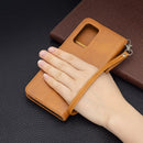 For Xiaomi Redmi Note 11 5G/Note 11T 5G/Poco M4 Pro 5G Retro Lambskin Texture Pure Color Horizontal Flip Leather Phone Case with Holder & Card Slots & Wallet & Lanyard(Yellow)