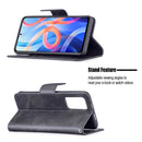 For Xiaomi Redmi Note 11 5G/Note 11T 5G/Poco M4 Pro 5G Retro Lambskin Texture Pure Color Horizontal Flip Leather Phone Case with Holder & Card Slots & Wallet & Lanyard(Black)