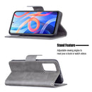 For Xiaomi Redmi Note 11 5G/Note 11T 5G/Poco M4 Pro 5G Retro Lambskin Texture Pure Color Horizontal Flip Leather Phone Case with Holder & Card Slots & Wallet & Lanyard(Grey)