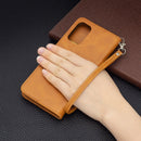 For Samsung Galaxy M52 5G Retro Lambskin Texture Pure Color Horizontal Flip Leather Phone Case with Holder & Card Slots & Wallet & Lanyard(Yellow)