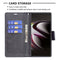 For Samsung Galaxy S22 Ultra 5G Retro Lambskin Texture Pure Color Horizontal Flip Leather Phone Case with Holder & Card Slots & Wallet & Lanyard(Black)