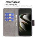 For Samsung Galaxy S22 5G Retro Lambskin Texture Pure Color Horizontal Flip Leather Phone Case with Holder & Card Slots & Wallet & Lanyard(Grey)