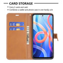 For Xiaomi Redmi Note 11 5G/Note 11T 5G/Poco M4 Pro 5G Color Matching Denim Texture Leather Phone Case with Holder & Card Slots & Wallet & Lanyard(Grey)