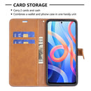 For Xiaomi Redmi Note 11 5G/Note 11T 5G/Poco M4 Pro 5G Color Matching Denim Texture Leather Phone Case with Holder & Card Slots & Wallet & Lanyard(Royal Blue)