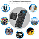 For Xiaomi Redmi 9C Armor Wristband Phone Case(Blue)